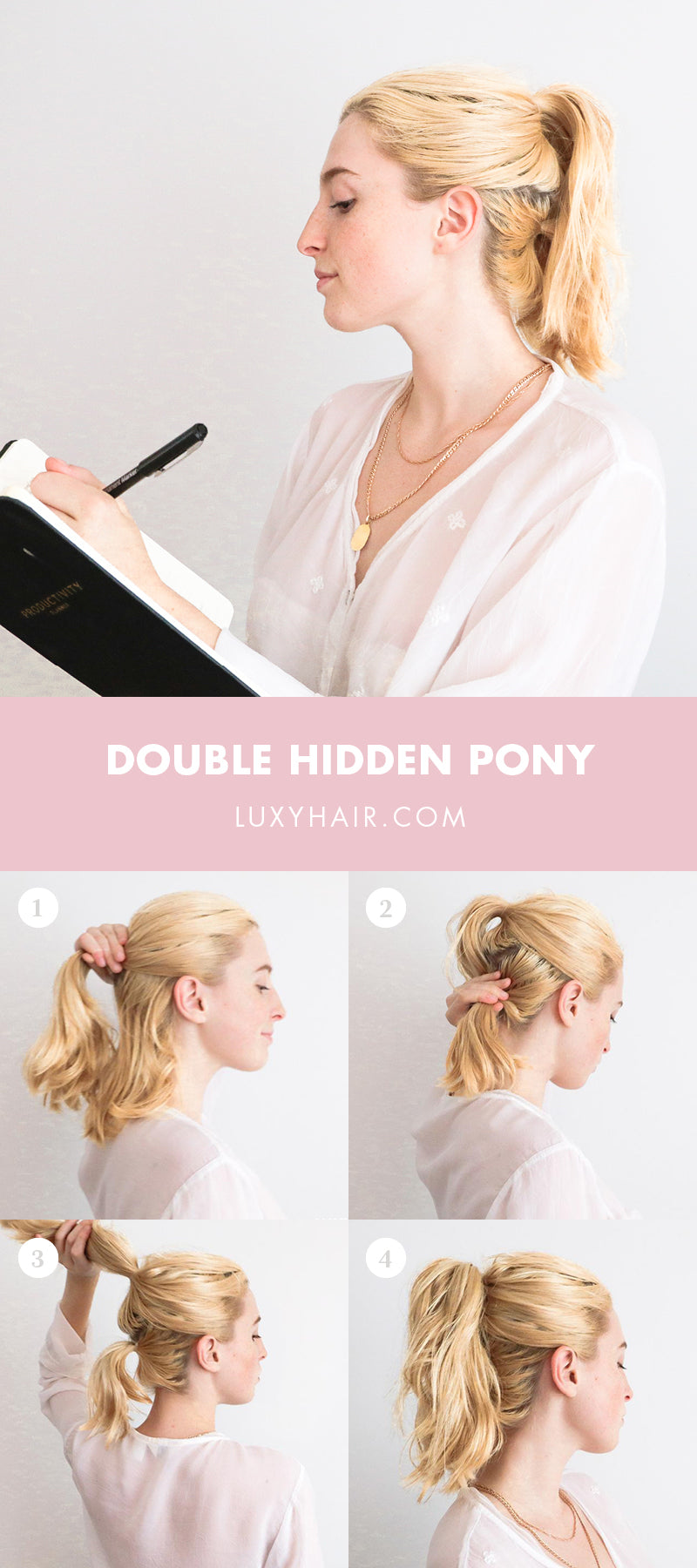 3 Easy Back To School Hairstyles For Short Hair - Luxy® Hair